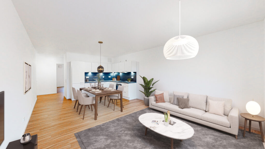 Perfekt für kleine Familien! 3-Zimmer-Wohnung mit EBK - Photo 1