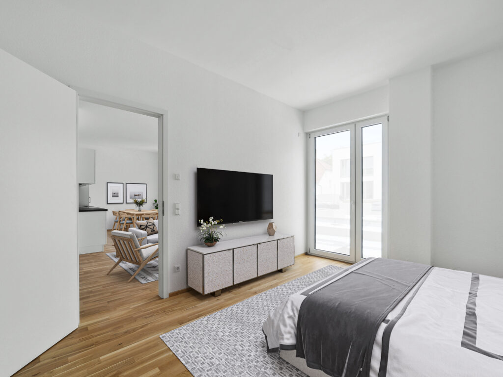 Perfektes Wohngefühl für Familien! 3-Zimmer-Wohnung mit EBK und Terrasse - Photo 5