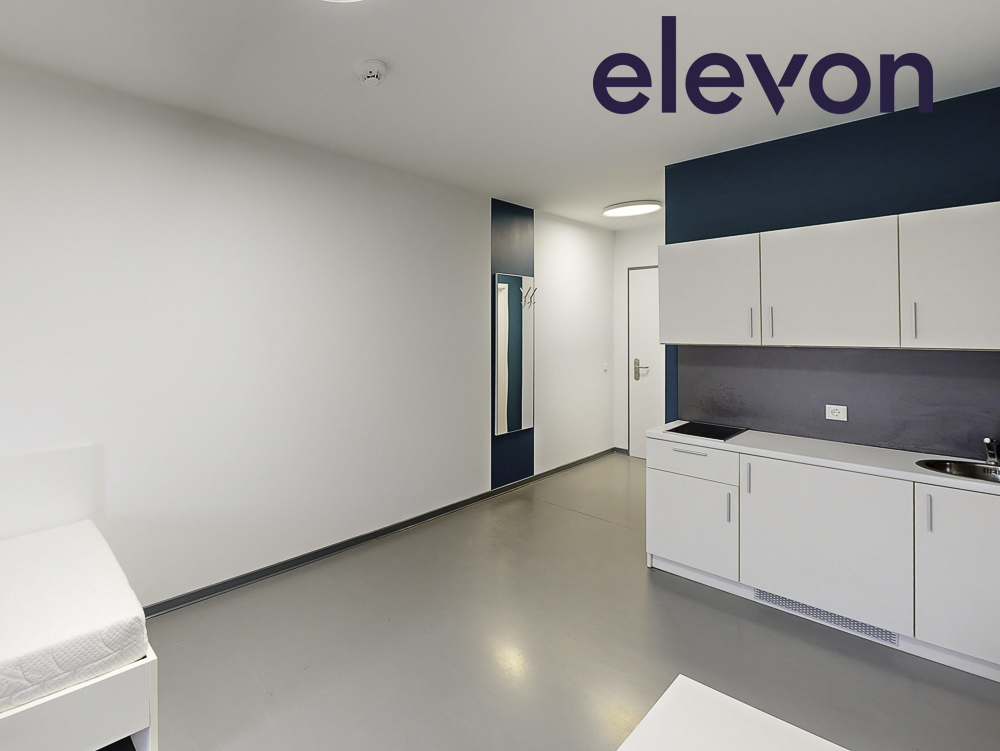 Nur für Studenten - Möbliertes 1-Zimmer-Apartment mit Einbauküche und Balkon - Foto 3