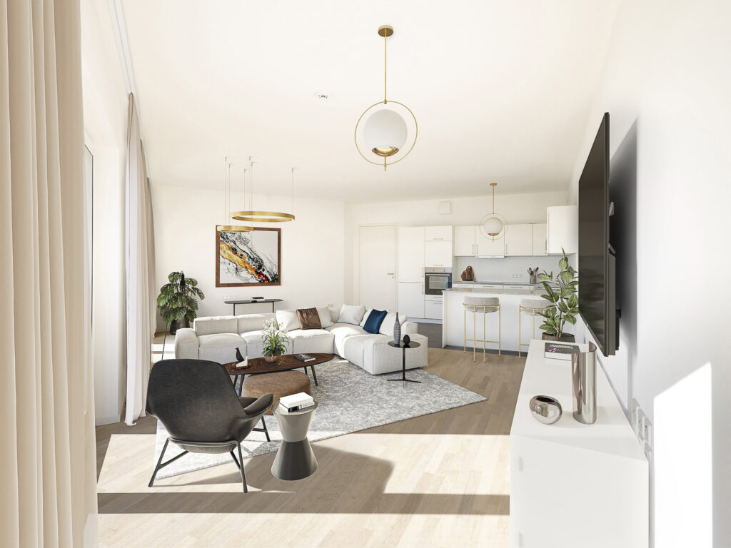 Exklusive 3-Zimmerwohnung mit Balkon und zwei Bädern in Toplage - Photo 1