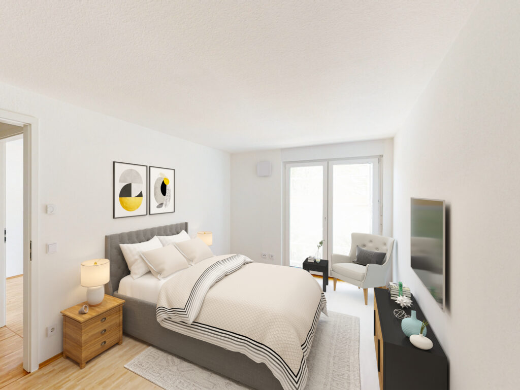 Schöne 3-Zimmer-Erdgeschosswohnung mit moderner Einbauküche und Terrasse - Photo 3