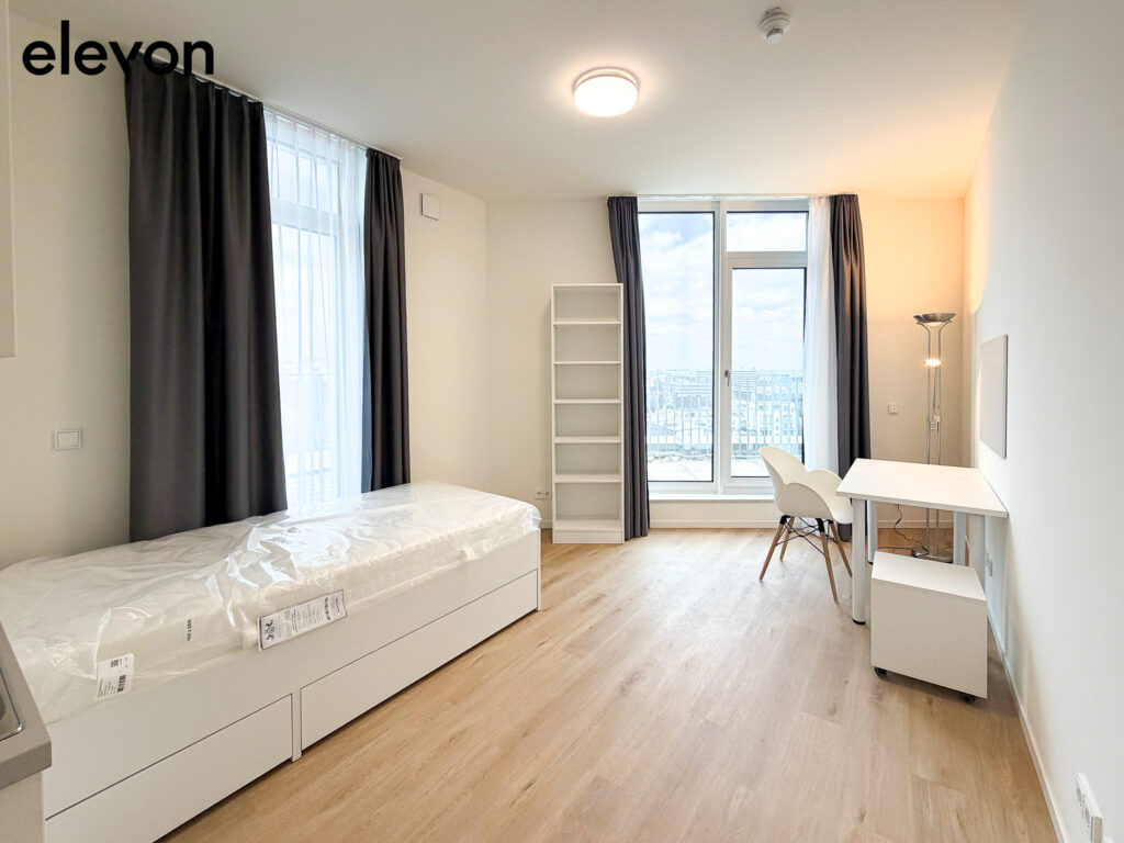Voll möbliert und in bester Lage - Stilvoll eingerichtetes 1-Zimmer-Apartment im elevon! - Photo 1