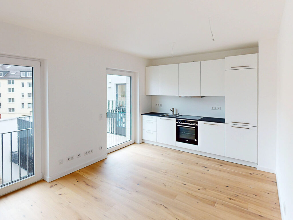 Erstbezug: Kompakte 3-Zimmer-Wohnung mit hochwertiger Einbauküche - Foto 3