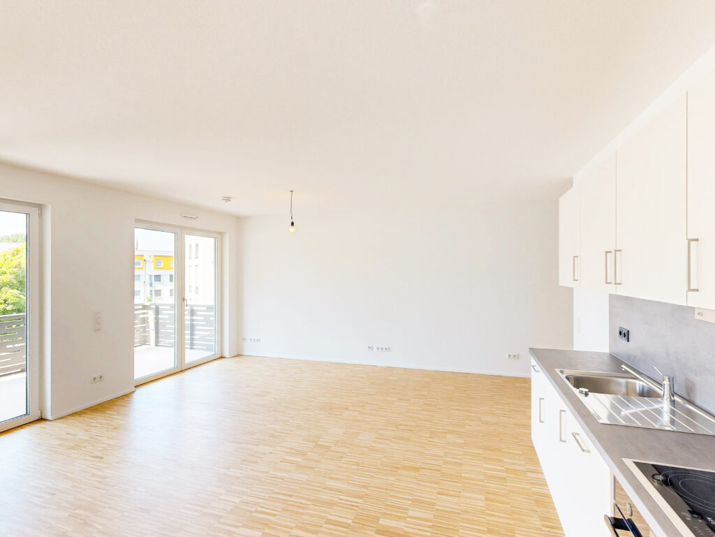 Hochwertige 3-Zimmer-Wohnung mit Balkon und EBK - Foto 2