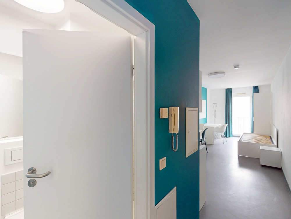 Für Personen in Aus-und Weiterbildung - Möbliertes 1-Zimmer-Apartment mit Einbauküche und Balkon - Foto 5