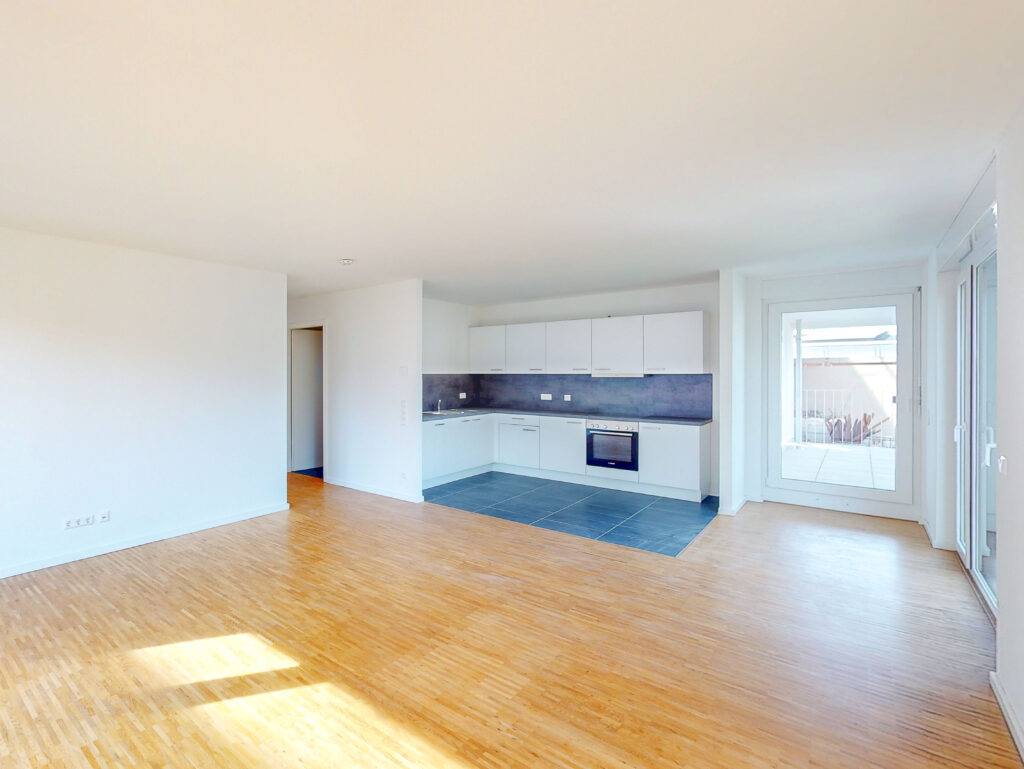 *Nur mit WBS* 3-Zimmer-Neubauwohnung im Sonnenlauf! Inkl. EBK und Loggia - Photo 2