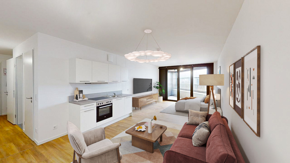 Own Your Style – Stylisches 1-Zimmer-Apartment mit Loggia im Herzen Berlins - Photo 3