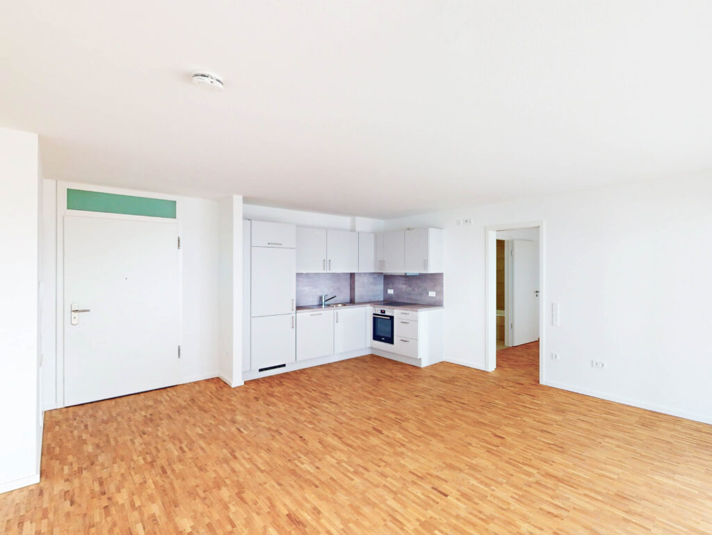 Nur mit WBS anmietbar! Offen und hell! Neue 2-Zimmer-Wohnung mit EBK und Balkon - Photo 2