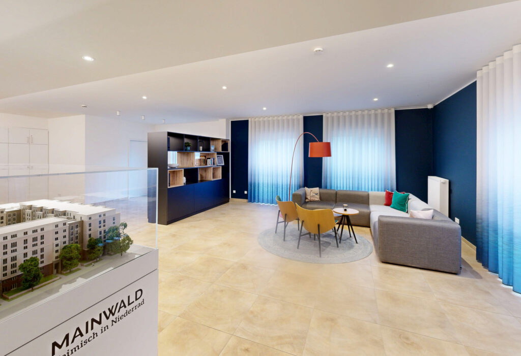 Schön möbelierte 1-Zimmer-Wohnung im Mainwald - Foto 1