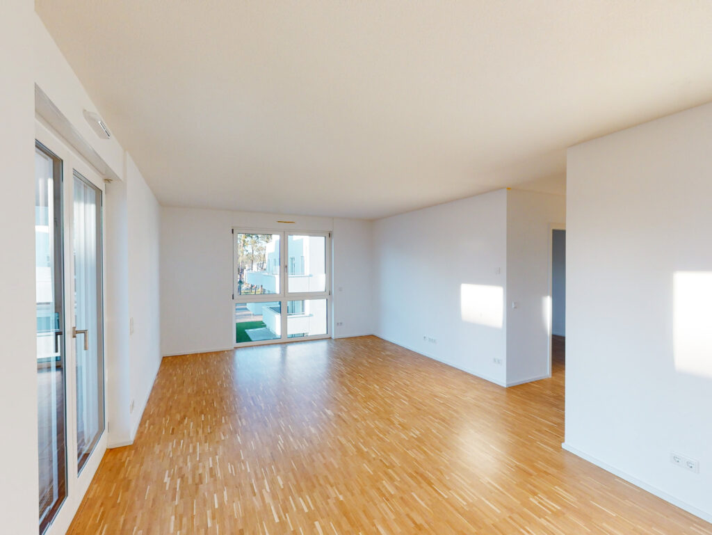 Wohnen im Grünen: Stilvolle 2-Zimmer-Wohnung mit großem Garten im SULLIVAN Parkside, Franklin - Photo 1
