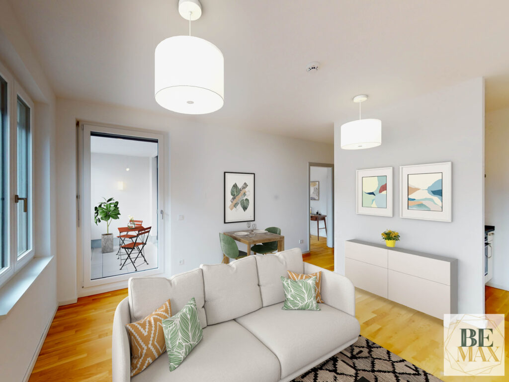 Exklusives Wohnen in der City West! 2-Zimmer Neubauwohnung mit Echtholzparkett - Photo 1