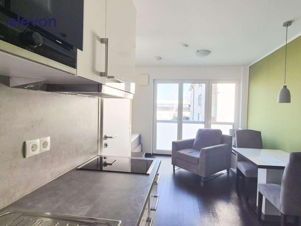 Möbliertes 1-Zimmer-Apartment im elevon - Foto 1
