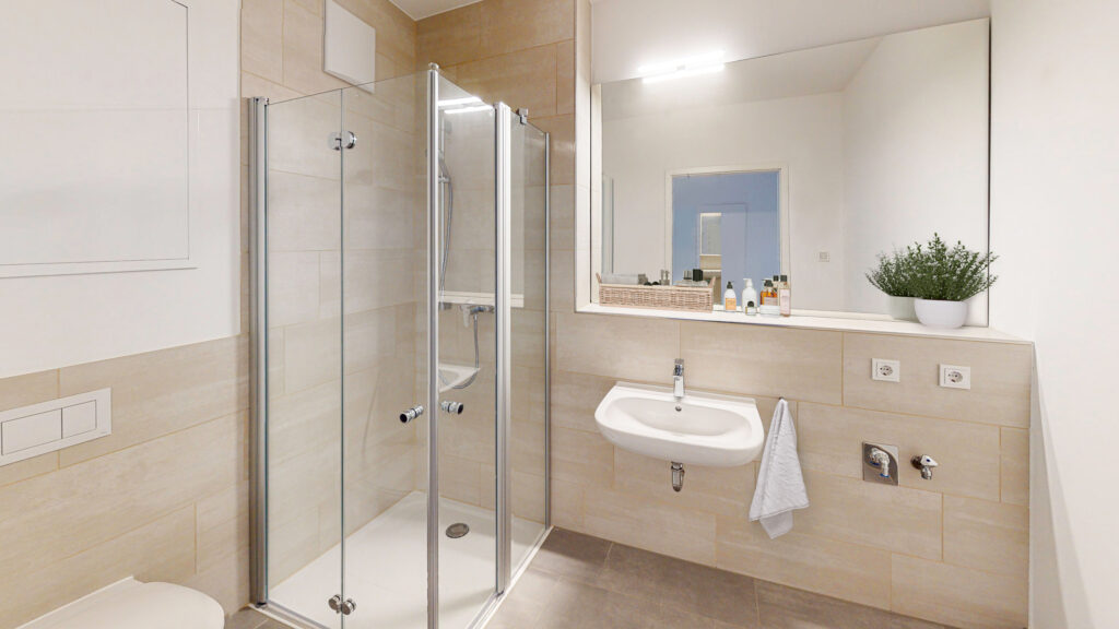 Möbliertes 1-Zimmer-Apartment mit Einbauküche und Balkon - Foto 3