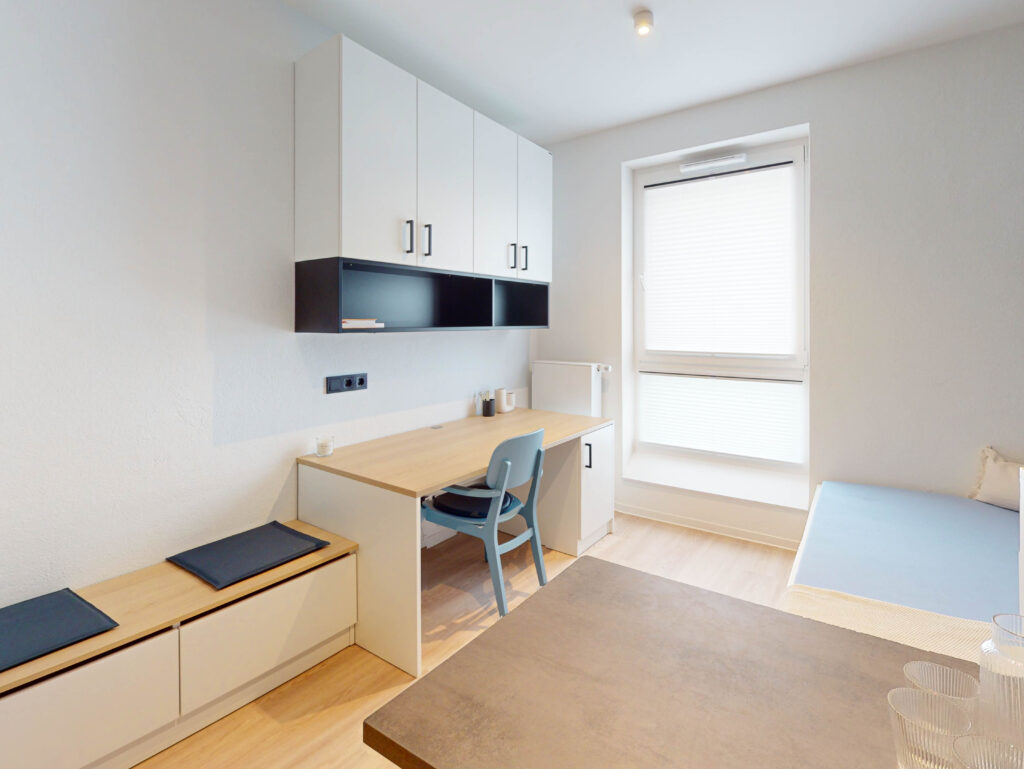 1 Monat mietfrei sichern! Smartes 1-Zimmer-Apartment für Studierende im Quartillion Wiesbaden - Foto 2