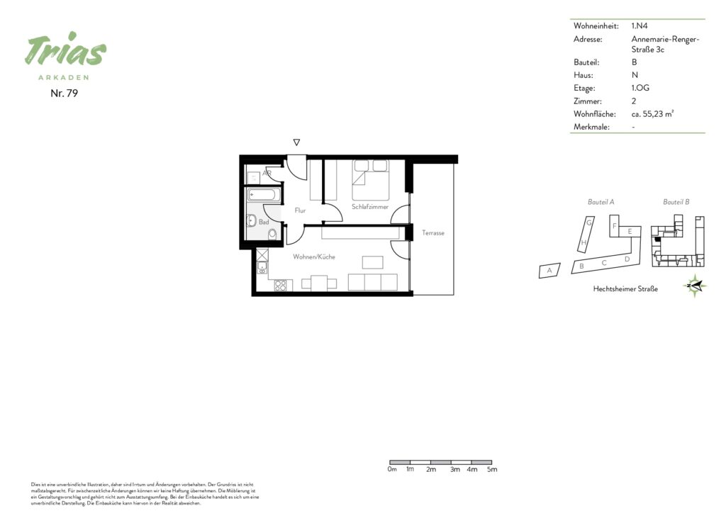 Gemütliche 2-Zimmer-Wohnung mit Einbauküche und Loggia! - Photo 4