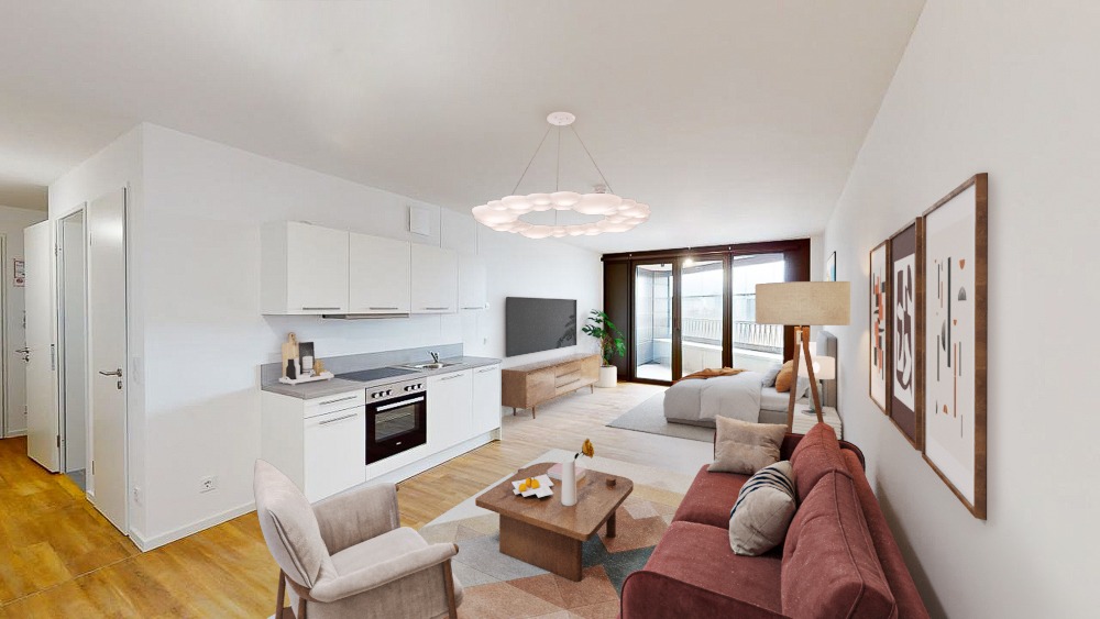 Own Your Style – Stylisches 1-Zimmer-Apartment mit Loggia im Herzen Berlins - Photo 2
