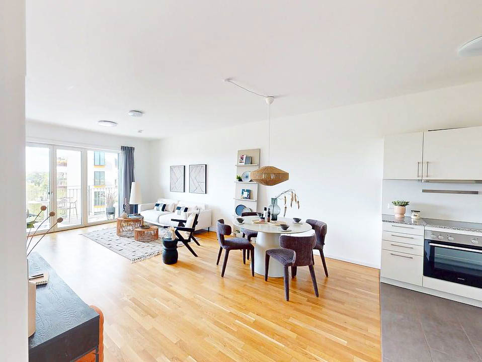 Großzügige 3-Zimmerwohnung mit Balkon und Wintergarten am Gleisdreieck - Photo 4