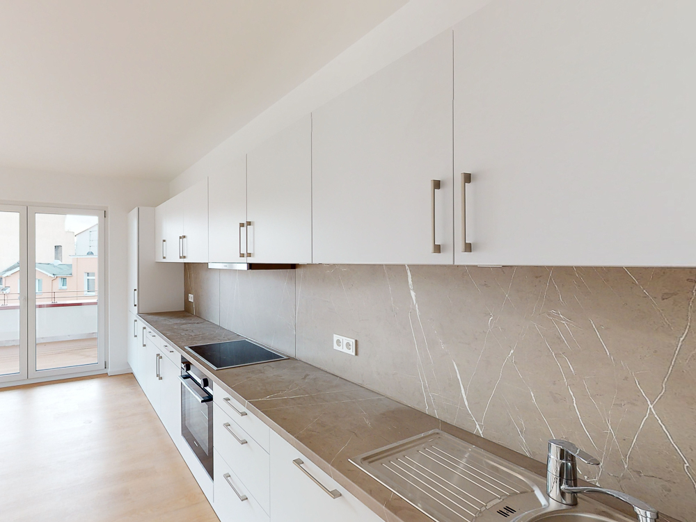 4-Zimmer-Wohnung mit moderner Einbauküche und Balkon - Foto 3