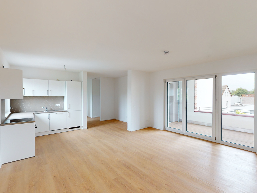 4-Zimmer-Wohnung mit moderner Einbauküche und Balkon - Foto 1