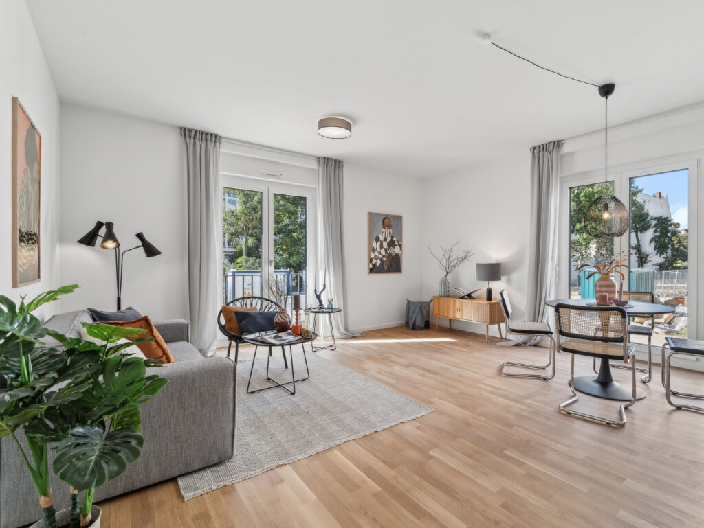 Neubau-Eleganz: Exklusive 3-Zimmer-Wohnung in Friedenau mit Balkon und Fahrstuhl - Foto 1