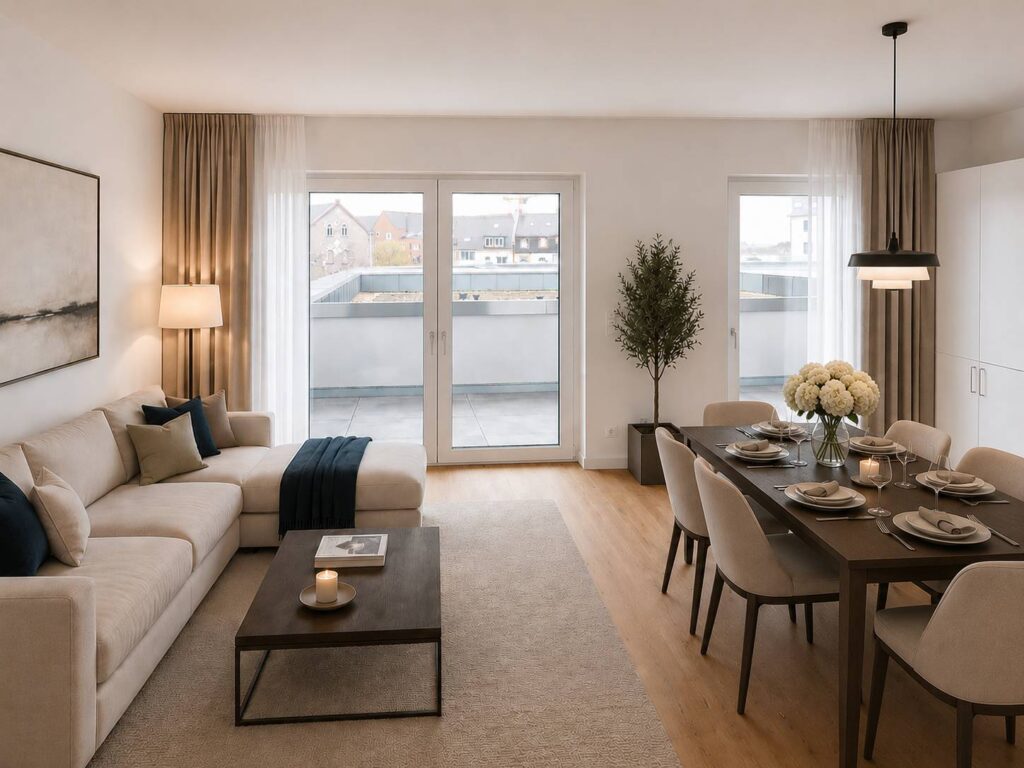 Moderne 2 Zimmer-Wohnung in Top Lage mit Einbauküche zum Erstbezug! - Photo 1