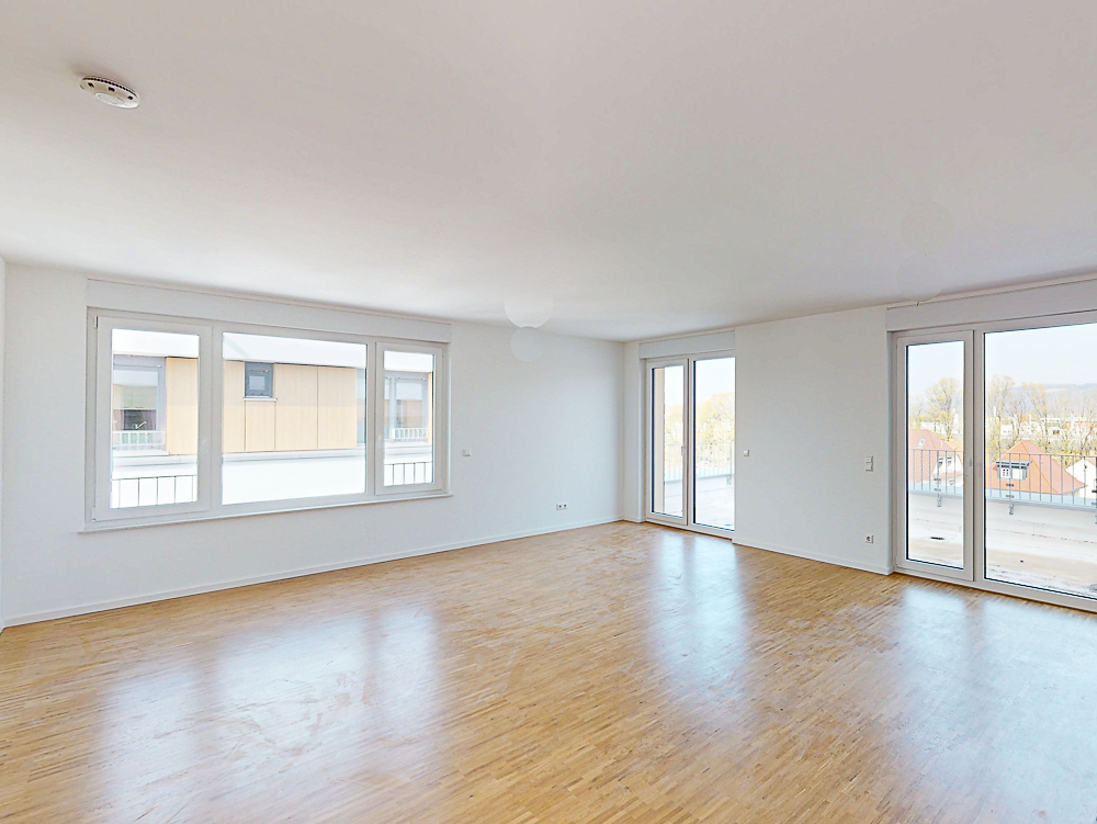 *WBS erforderlich!* Moderne 5-Zimmer Neubauwohnung im Quartier unsr Weinheim - Photo 1