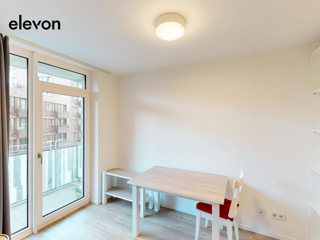 Voll möbliert und in bester Lage - Stilvoll eingerichtetes 1-Zimmer-Apartment im elevon! - Foto 1