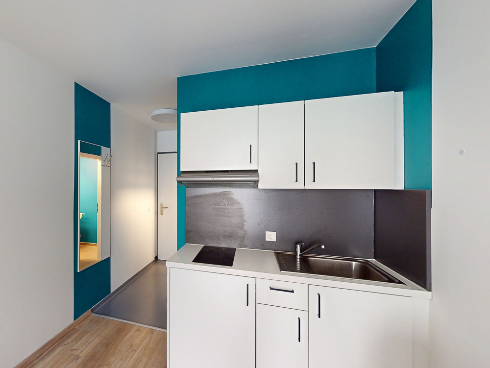 Ausschließlich für Auszubildende - Möbliertes 1-Zimmer-Apartment mit Einbauküche und Balkon - Photo 1