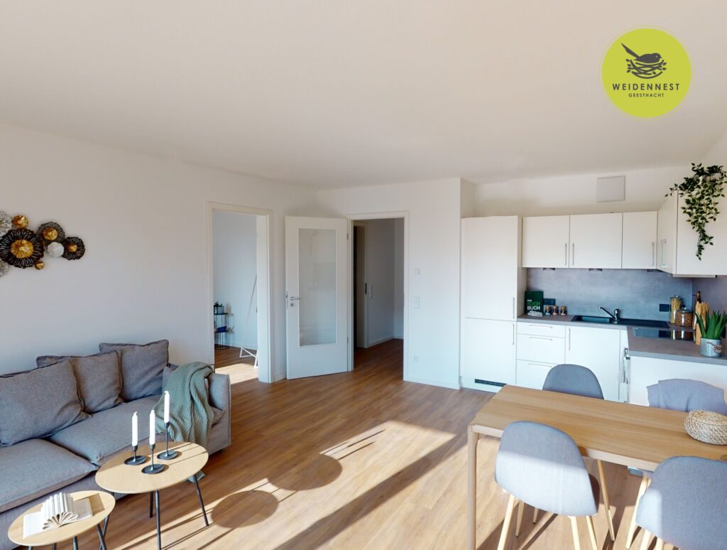 Lichtdurchflutete 2-Zimmer-Wohnung mit großer Dachterrasse! - Foto 1