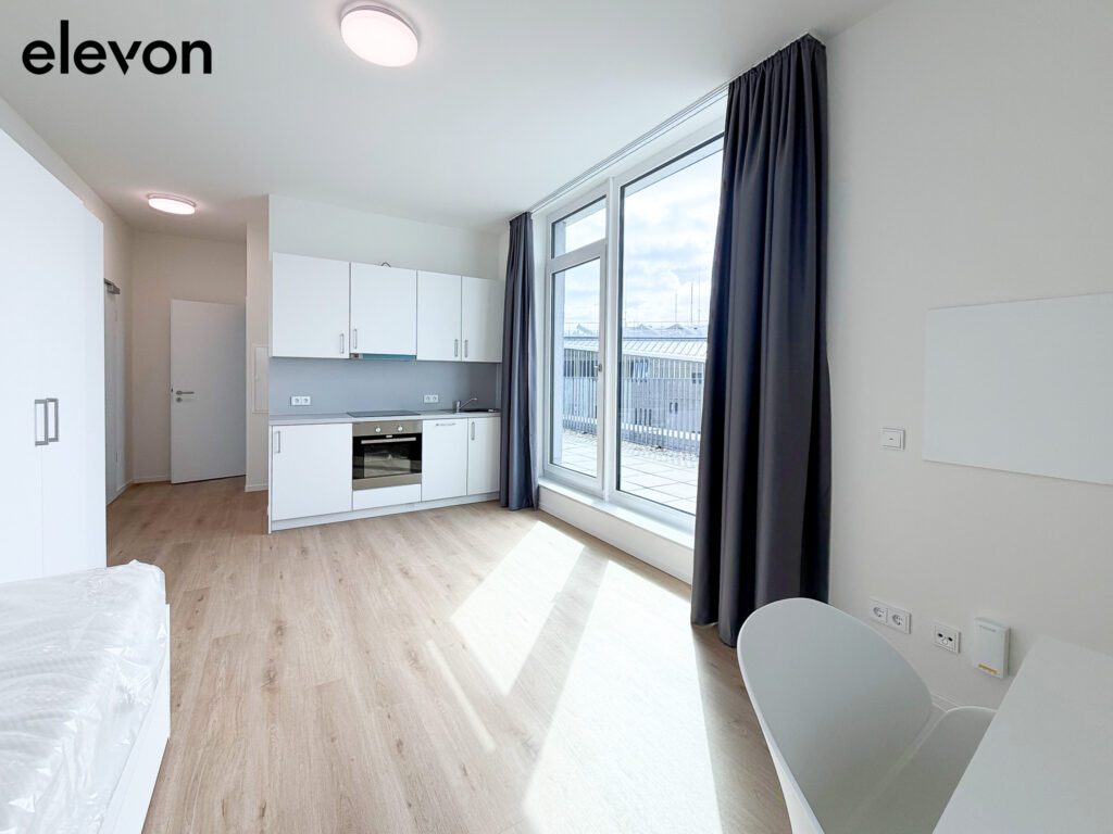 Voll möbliert und in bester Lage - Stilvoll eingerichtetes 1-Zimmer-Apartment im elevon! - Foto 2
