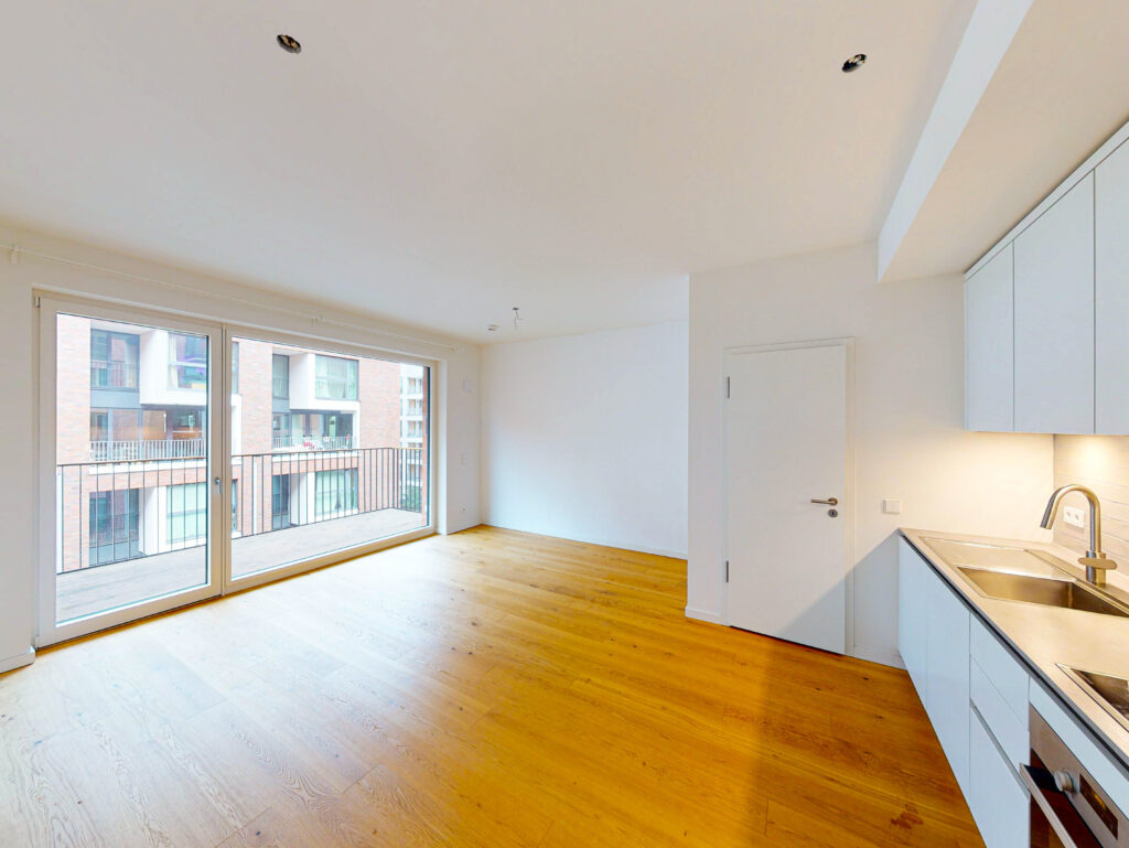 HafenCity Hamburg: Exklusive 2-Zimmer-Wohnung mit EBK und Balkon - Photo 1