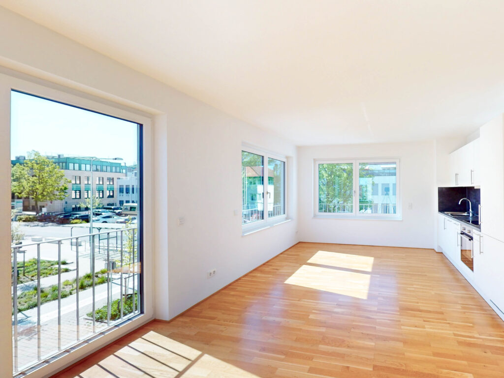 Quadratisch, praktisch Weidenquartier! Kompakte 3-Zimmer-Wohnung mit EBK und Terrasse - Foto 3