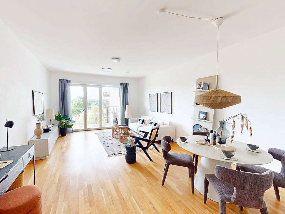 Großzügige 3-Zimmerwohnung mit Balkon und Wintergarten am Gleisdreieck - Photo 2