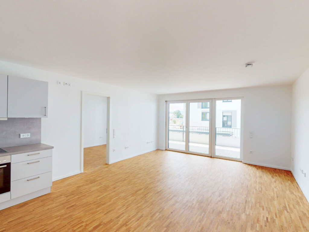 Nur mit WBS anmietbar! Offen und hell! Neue 2-Zimmer-Wohnung mit EBK und Balkon - Photo 1