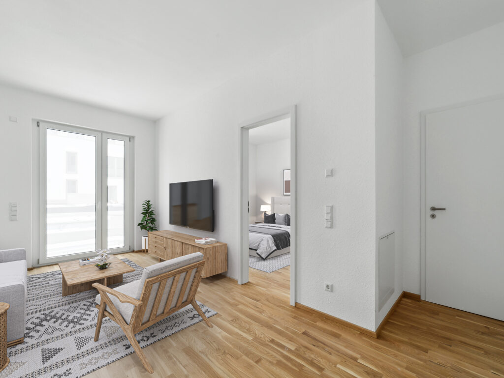 Perfektes Wohngefühl für Familien! 3-Zimmer-Wohnung mit EBK und Terrasse - Photo 4