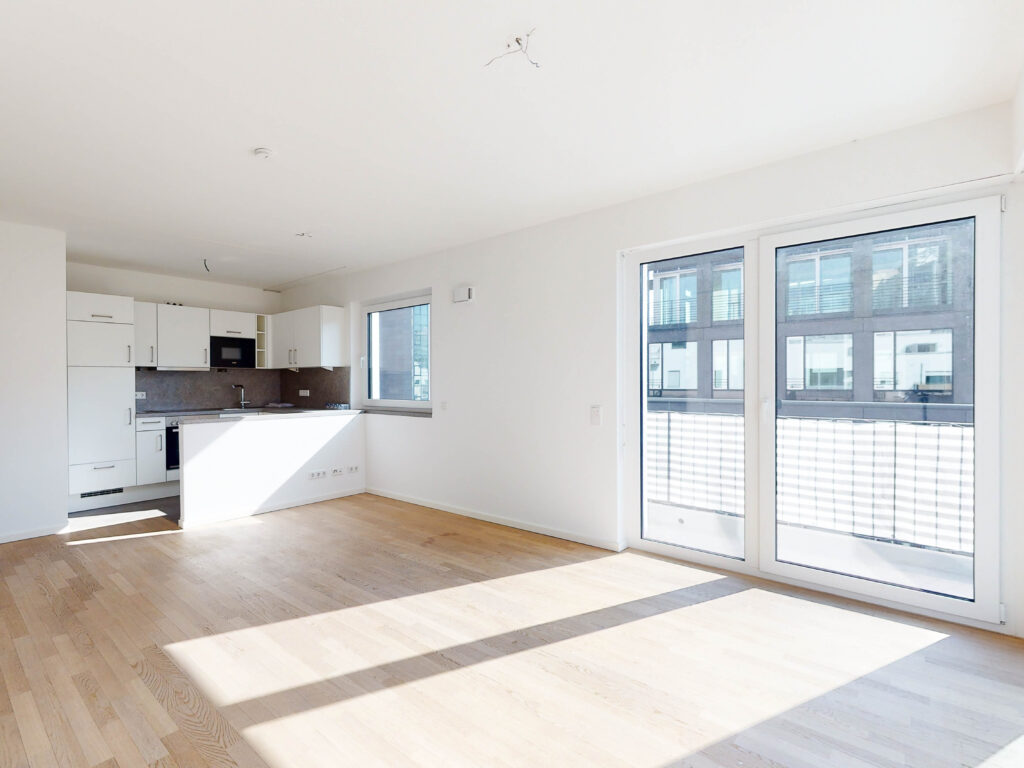 Moderne 3-Zimmer-Wohnung mit Eckbalkon - Foto 2