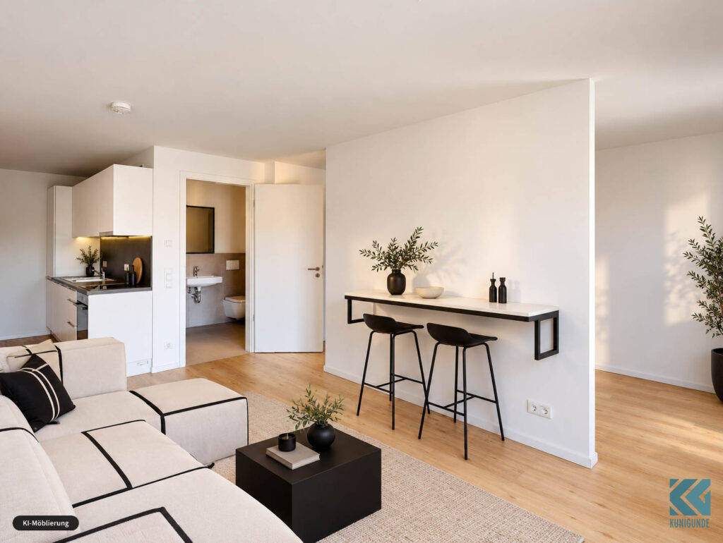 Attraktives 1-Zimmer-Apartment in moderner Bauweise - Foto 1