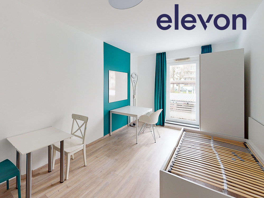 Nur für Studenten - Möbliertes 1-Zimmer-Apartment mit Einbauküche und Balkon - Foto 1