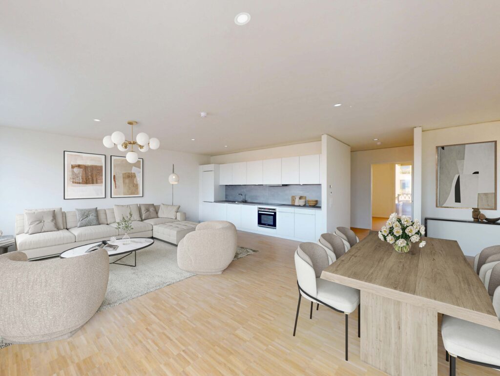 Bright and Stylish – Modernes 2-Zimmer-Apartment mit Loggia im Crown II - Photo 4