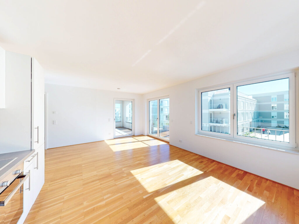Quadratisch, praktisch Weidenquartier! Kompakte 3-Zimmer-Wohnung mit EBK und Terrasse - Foto 1