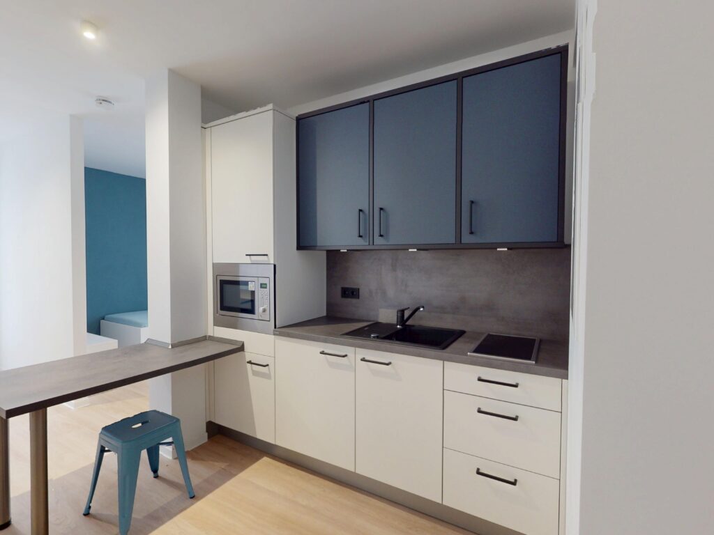 1 Monat mietfrei! Stylisches Apartment für Studierende – wohnen im Quartillion Wiesbaden - Foto 4